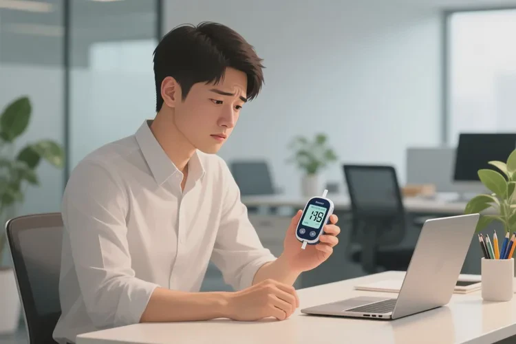 32岁餐后血糖12.3是怎么回事(图1)