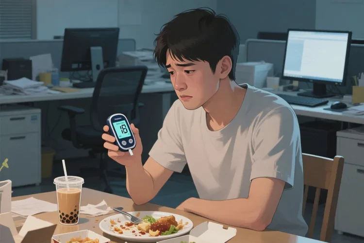 32岁餐后血糖19.5是怎么回事(图1)