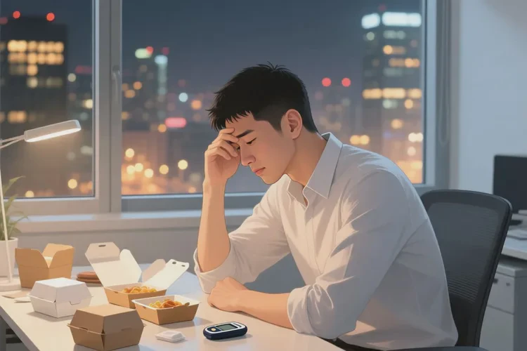 32岁晚餐血糖3.8是怎么回事(图1)