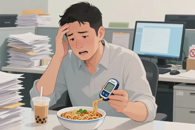 32岁中餐血糖28.4是怎么回事(图1)