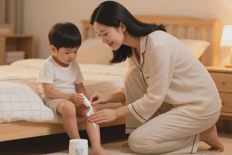 儿童小腿上容易起湿疹能够根治吗(图1)