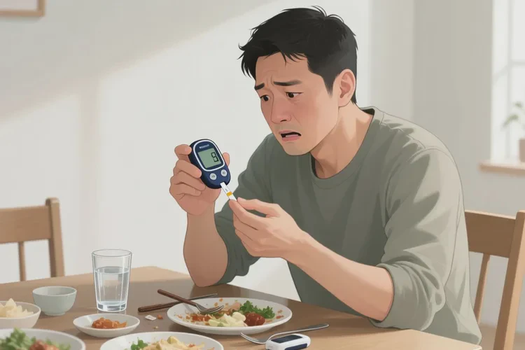 32岁晚餐血糖16点2是怎么回事(图1)