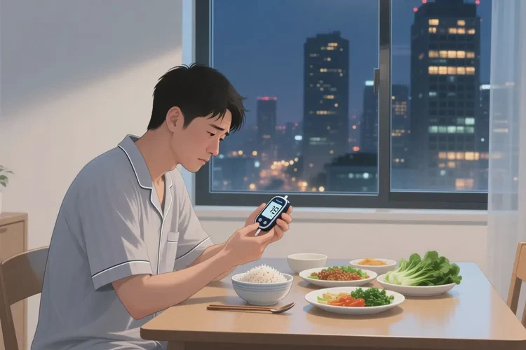 32岁晚餐血糖9点4是怎么回事(图1)