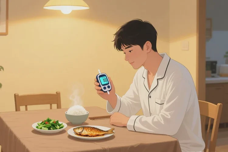 32岁晚餐血糖6.4是怎么回事(图1)