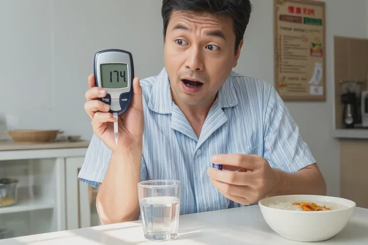 37岁早上空腹血糖17.4是怎么回事(图1)