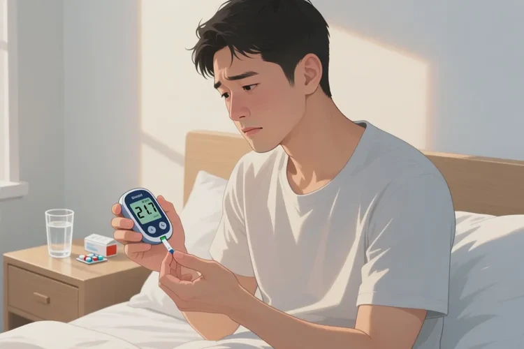 31岁早上空腹血糖21.7是怎么回事(图1)