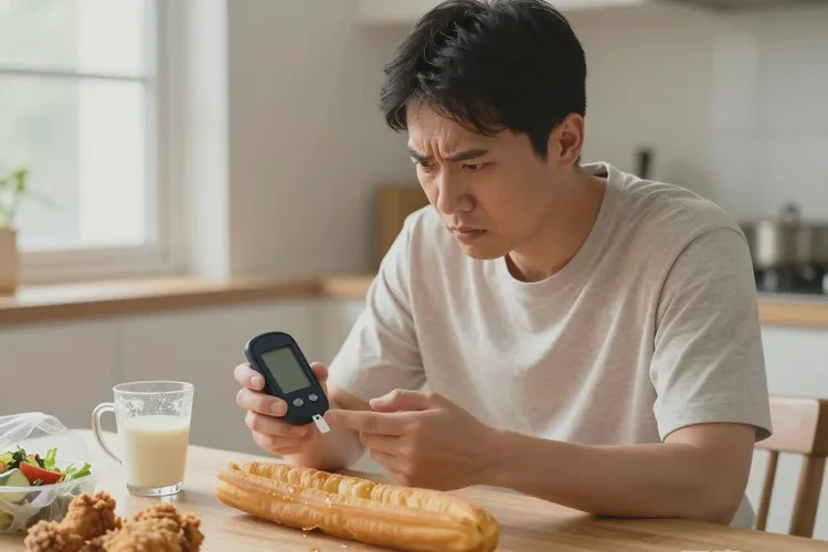 32岁早餐血糖12.4是怎么回事(图1)