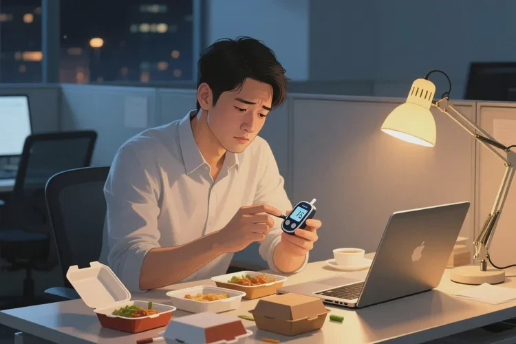 32岁晚餐血糖17点7是怎么回事(图1)