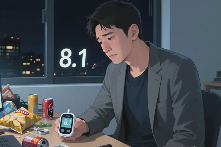 31岁晚上血糖8点1是怎么回事(图1)