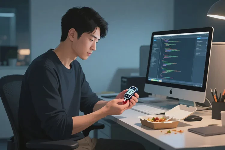 32岁晚餐血糖17点1是怎么回事(图1)