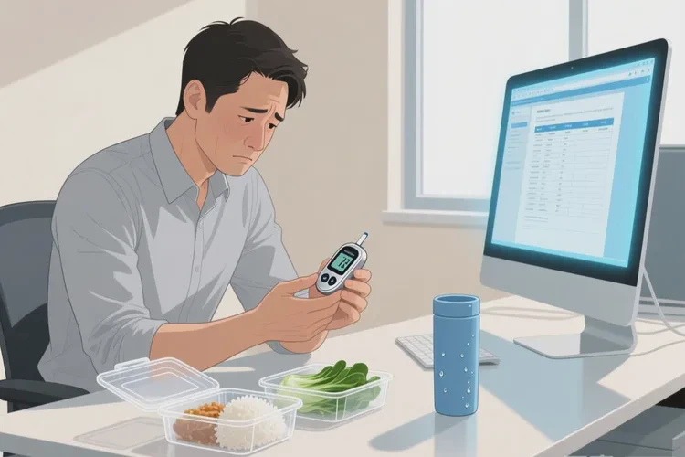 32岁晚餐血糖23.5是怎么回事(图1)