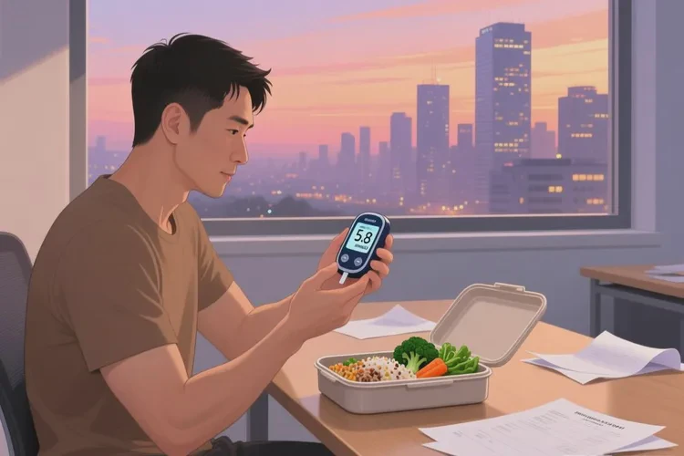 32岁餐后血糖7.6是怎么回事(图1)