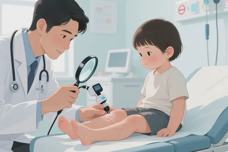 儿童小腿上出湿疹能够根治吗(图1)