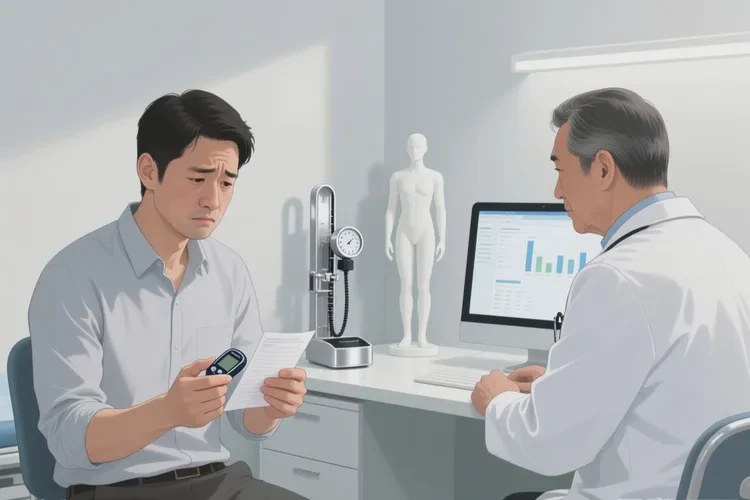 32岁晚餐血糖19.9是怎么回事(图1)