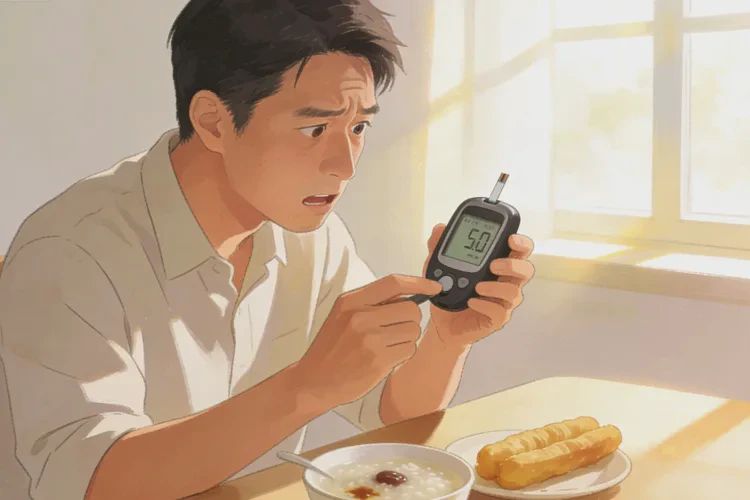 32岁早餐血糖8.7是怎么回事(图1)