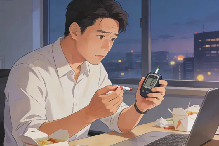 32岁中餐血糖24.4是怎么回事(图1)