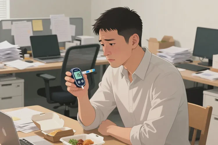 32岁晚餐血糖26.4是怎么回事(图1)