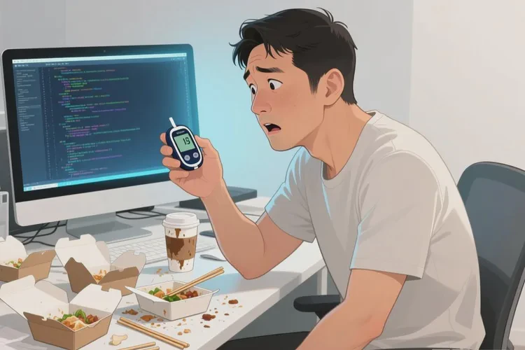 32岁中餐血糖20.7是怎么回事(图1)