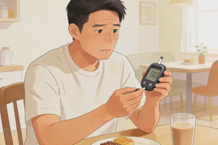 32岁晚餐血糖12点5是怎么回事(图1)