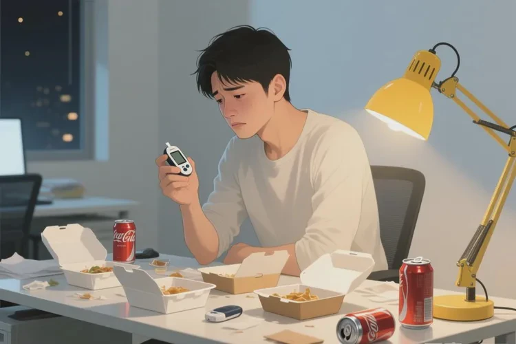 32岁晚餐血糖28.5是怎么回事(图1)