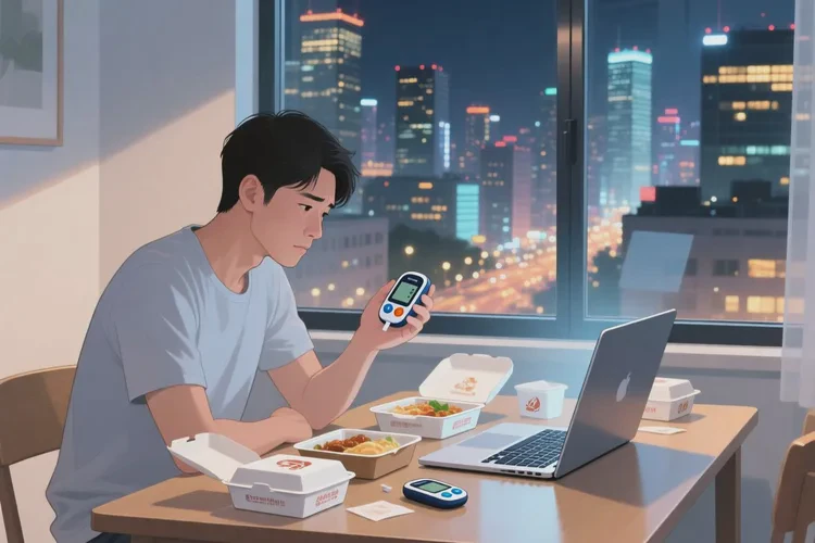 32岁晚餐血糖14点7是怎么回事(图1)