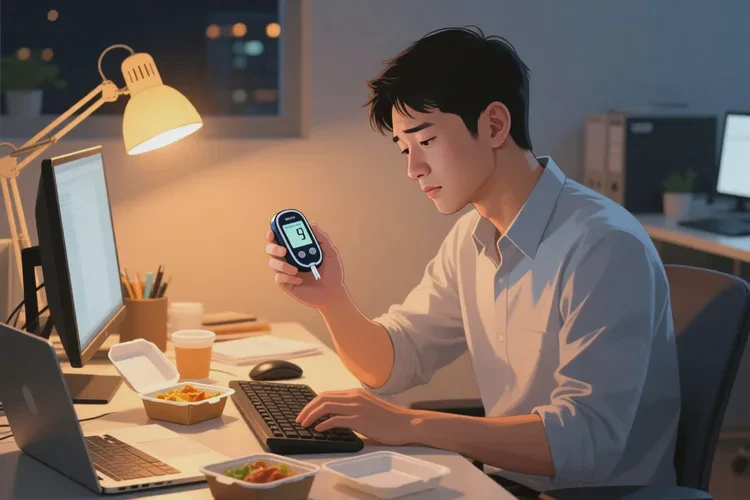 32岁晚餐血糖12点6是怎么回事(图1)