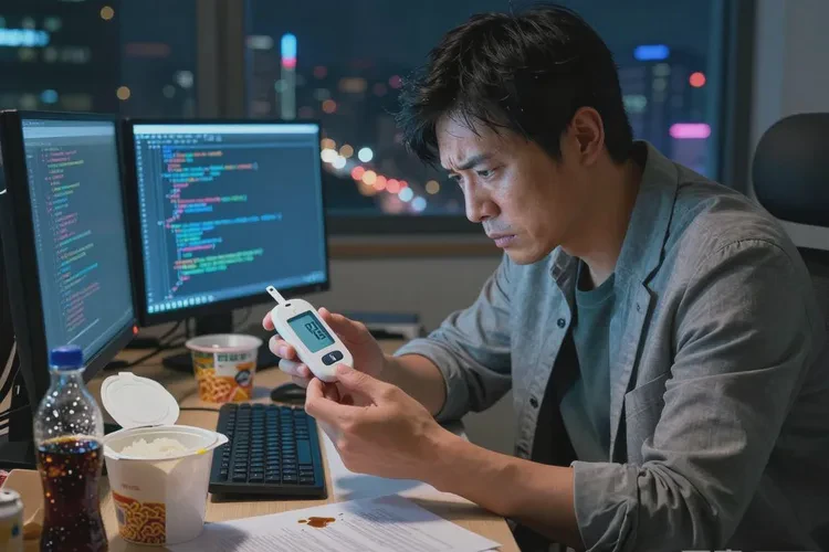 32岁中餐血糖19.9是怎么回事(图1)