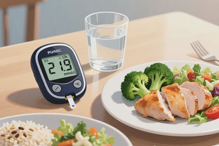 32岁晚餐血糖21.9是怎么回事(图2)