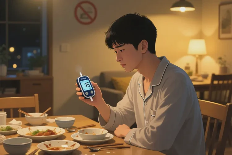 32岁晚餐血糖20.8是怎么回事(图1)