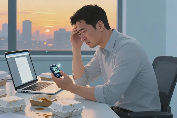 32岁中餐血糖21.1是怎么回事(图1)