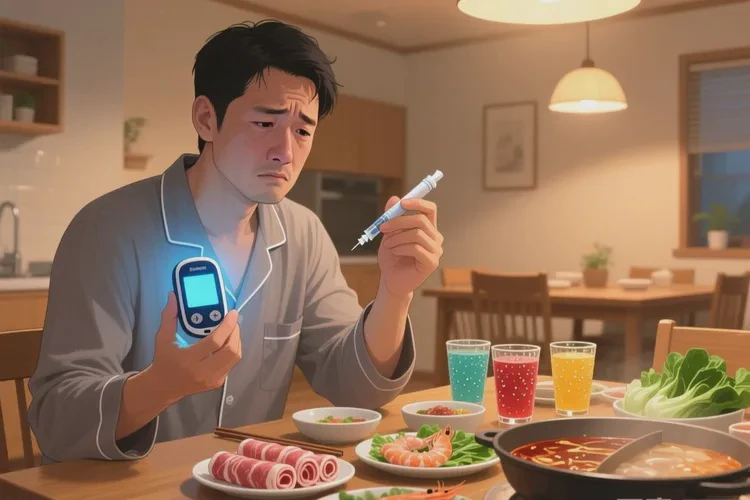 32岁晚餐血糖24.6是怎么回事(图1)