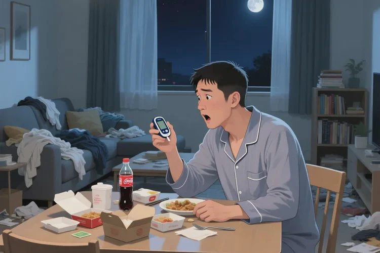 32岁晚餐血糖27.4是怎么回事(图1)