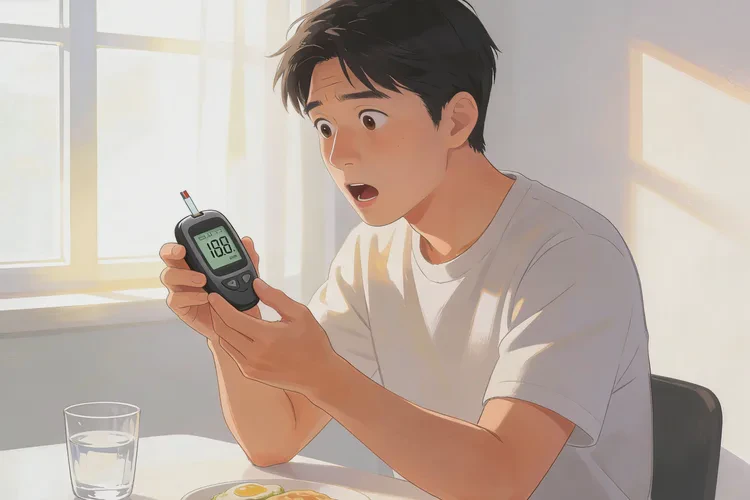 32岁早餐血糖30.2是怎么回事(图1)