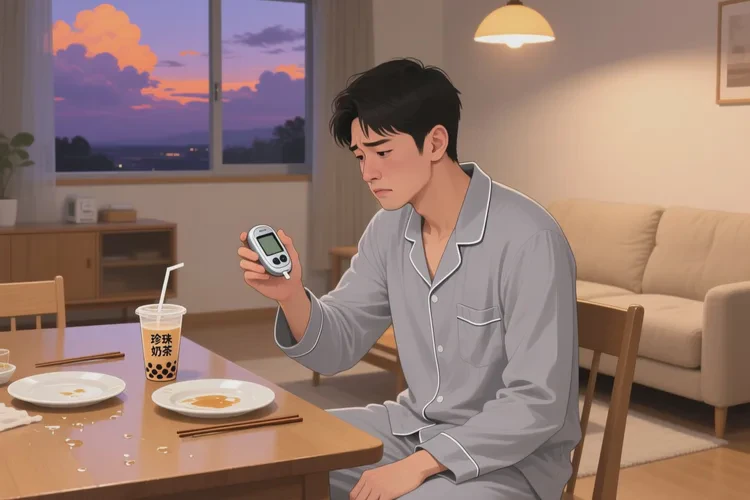 32岁晚餐血糖16.6是怎么回事(图1)