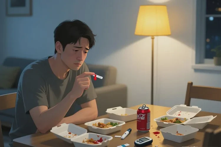 32岁晚餐血糖19.9是怎么回事(图2)