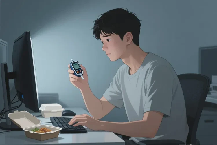 32岁晚餐血糖21.7是怎么回事(图2)