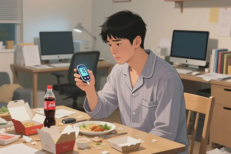 32岁晚餐血糖15点4是怎么回事(图1)