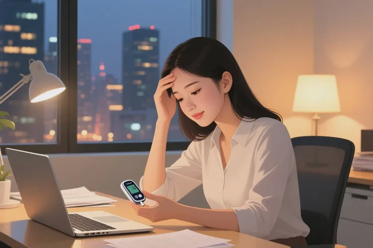 32岁晚餐血糖8.4是怎么回事(图2)