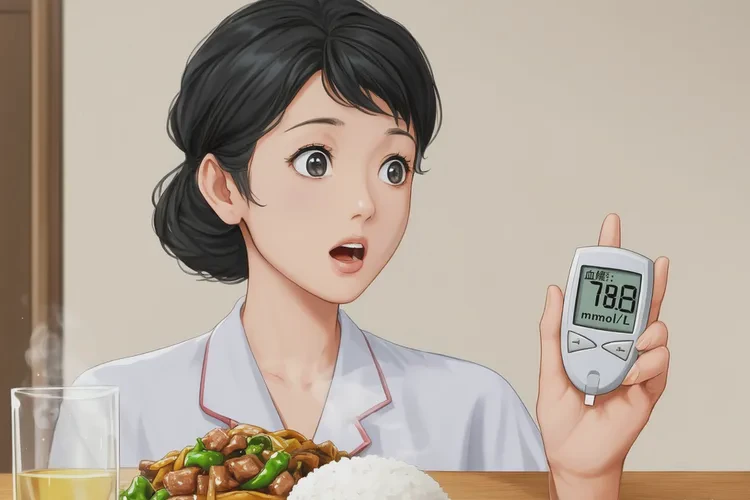 37岁晚餐血糖24.8是怎么回事(图1)