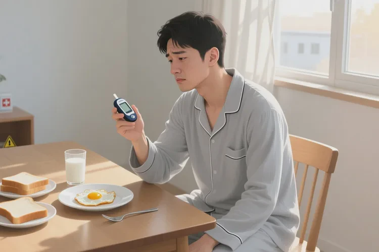 32岁早餐血糖25.2是怎么回事(图1)