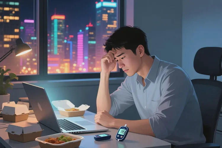 32岁晚餐血糖18点9是怎么回事(图1)