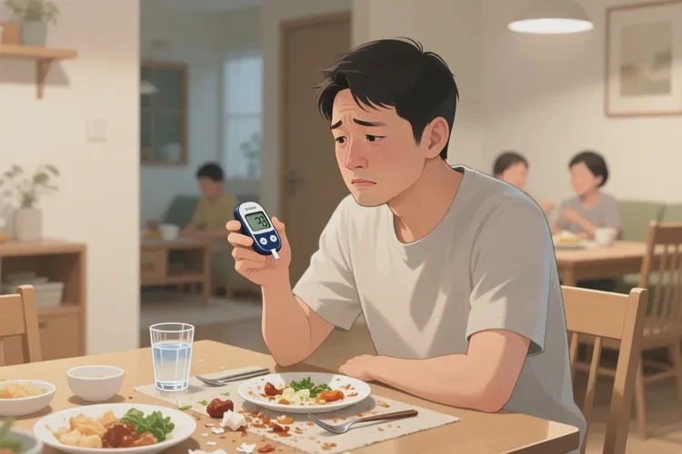 32岁晚餐血糖21.1是怎么回事(图1)