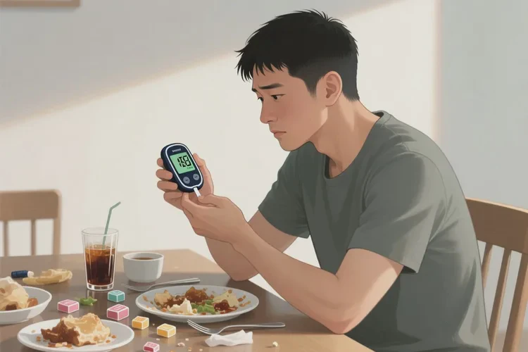 32岁中餐血糖21.5是怎么回事(图1)