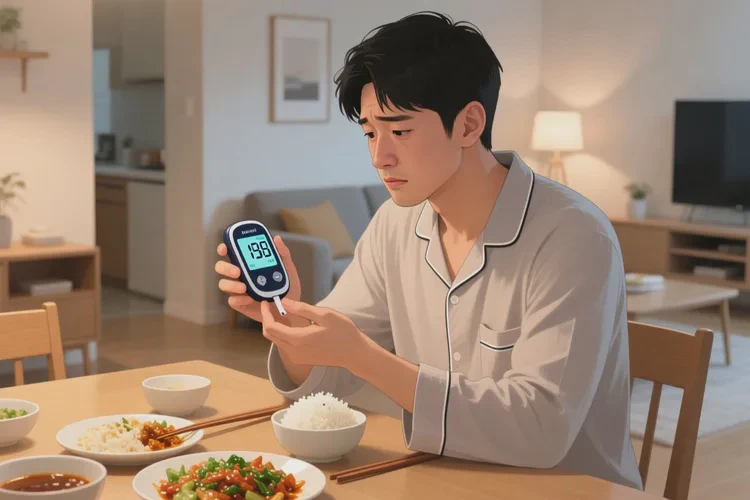 32岁中餐血糖17.3是怎么回事(图1)