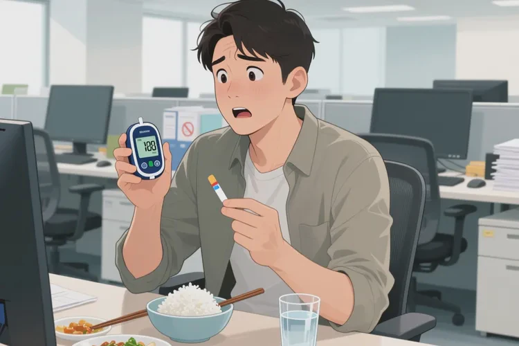 32岁中餐血糖3点4是怎么回事(图1)