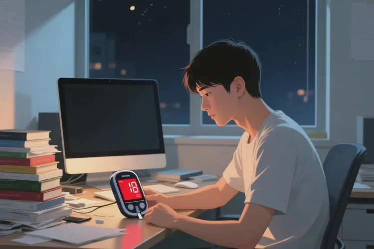 32岁中餐血糖22.1是怎么回事(图1)