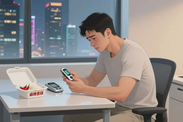 32岁晚餐血糖12点4是怎么回事(图1)