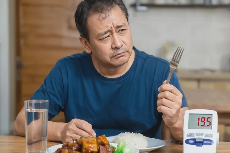 37岁晚餐血糖19.5是怎么回事(图1)