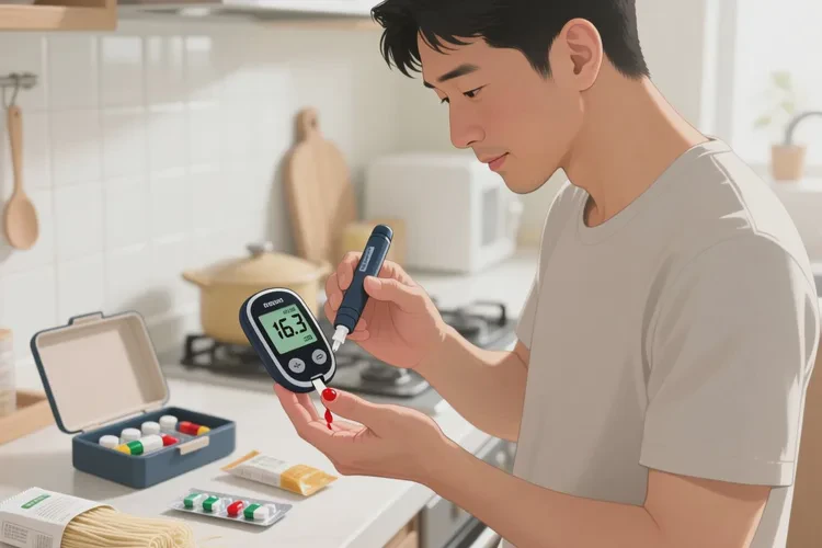 32岁中餐血糖16.3是怎么回事(图1)