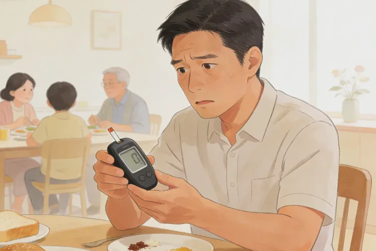 32岁中餐血糖17.1是怎么回事(图1)
